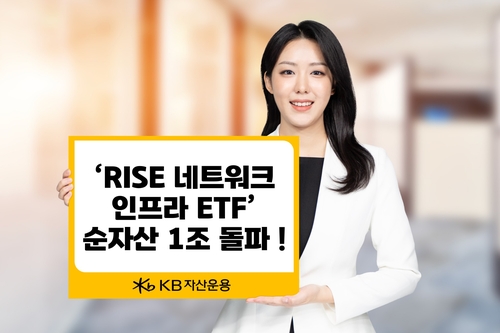 RISE 네트워크인프라 ETF 순자산 1조원 돌파, 1년 수익률 559%