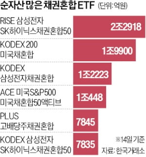 우량주 강세에 채권혼합 ETF로 뭉칫돈, 투자자 관심 확대